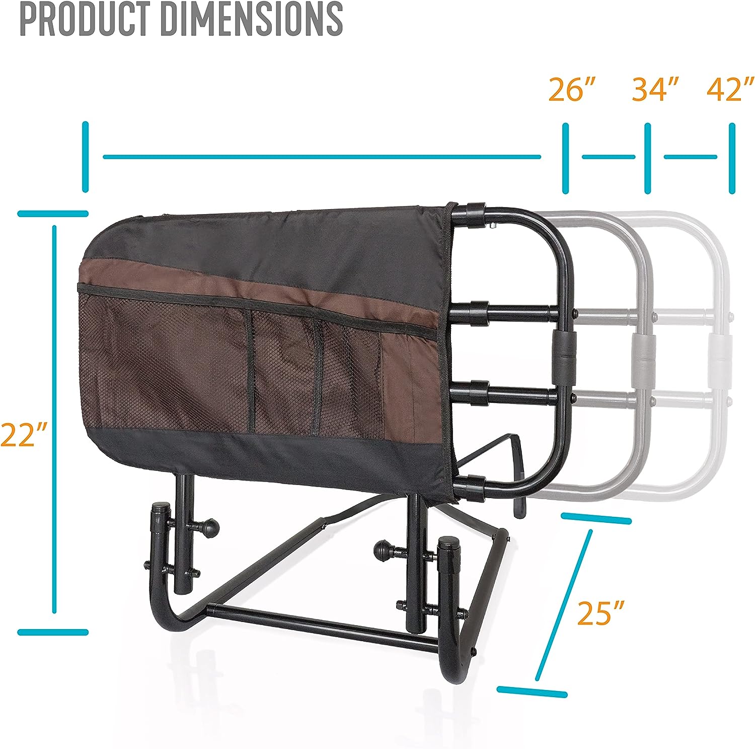 E-Z Adjust Bed Safety Rails
