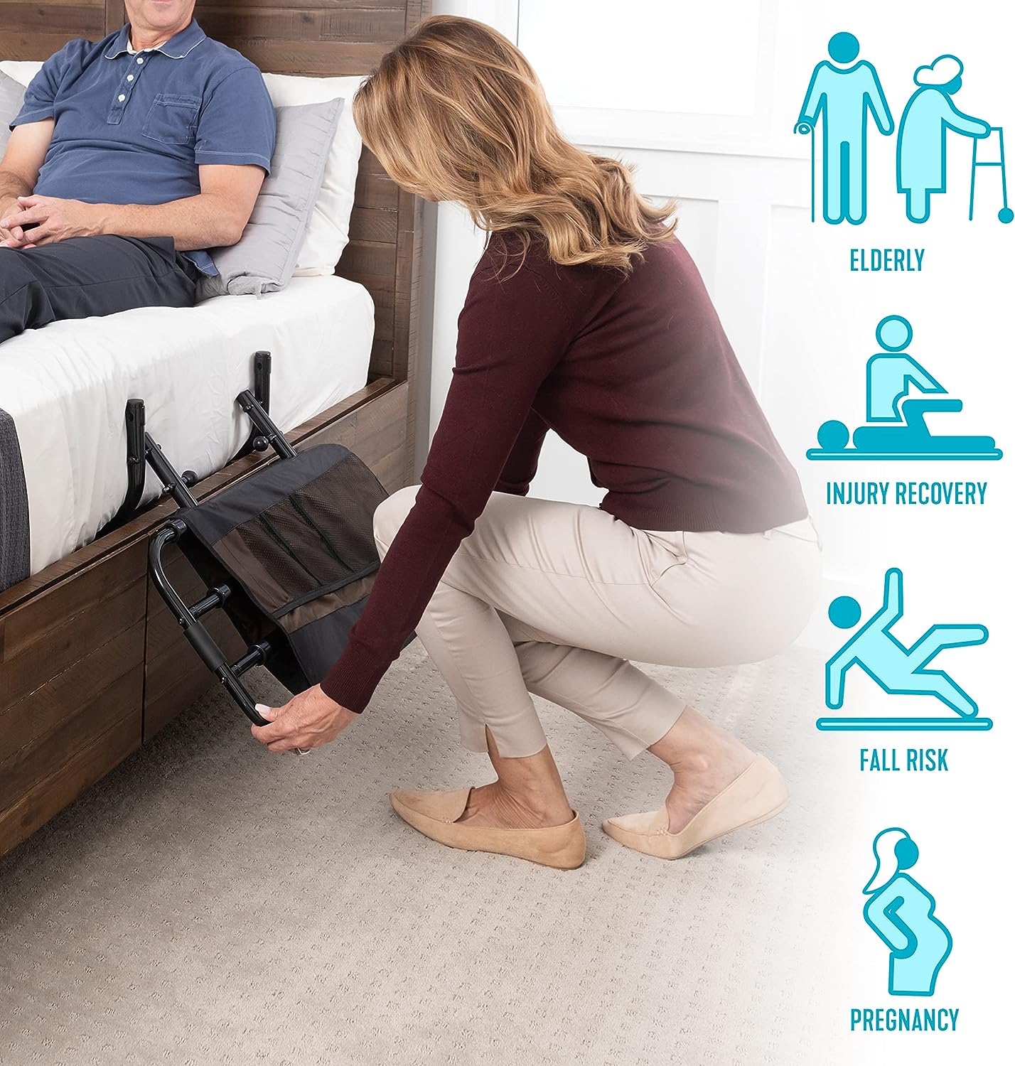 E-Z Adjust Bed Safety Rails